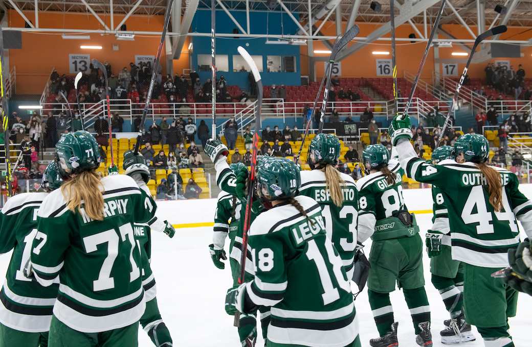 2022 U SPORTS Cavendish Farms Women’s Hockey Championship Consolation #2: UPEI takes down Brock 2-0 to earn first-ever nationals win